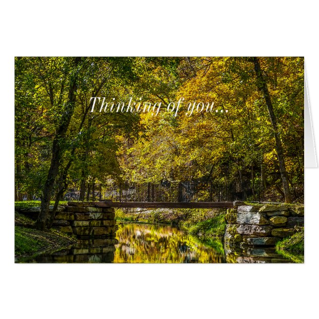 Cartão Reflexões Começando A Pensar Em Você (Frente horizontal)