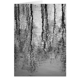 Cartão Reflexões da árvore