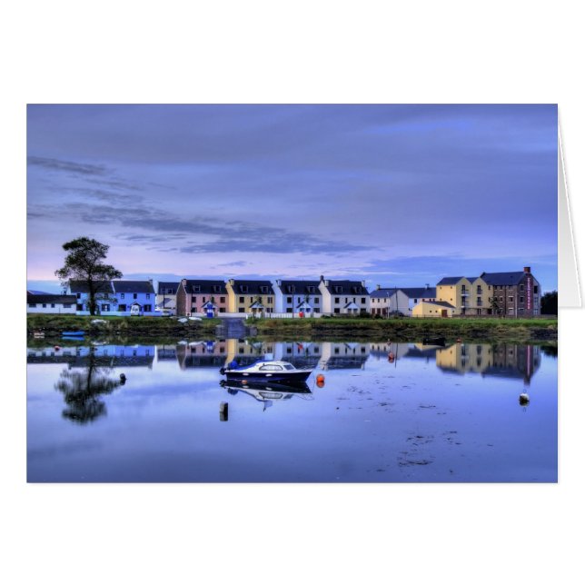 Cartão Reflexões de estaleiro (Frente Horizontal)