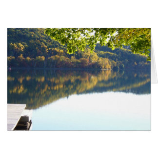 Cartão Reflexões de outono