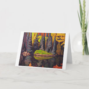 Cartão Reflexões, lago de areia, Algoma Lawren Harris