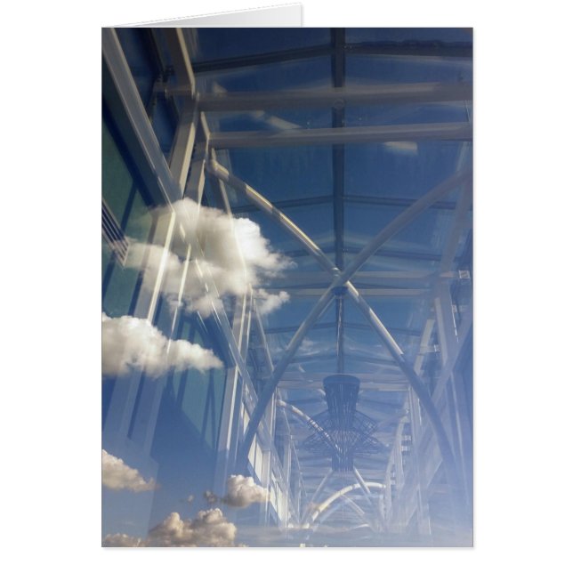 Cartão reflexões na janela (Frente)