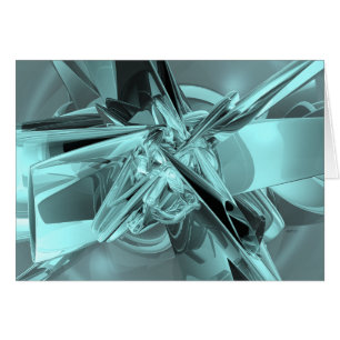 Cartão Reflexões sobre Turquesas