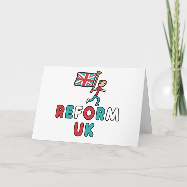 Cartão Reform UK (Frente)