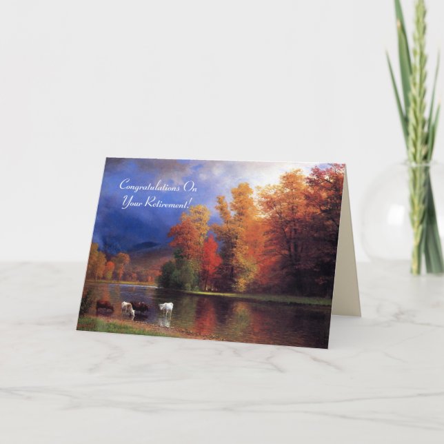 Cartão Reforma do Céu de outono (Frente)