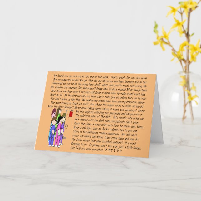 Cartão Reforma Enfermeira Hilária #12 (Flor Amarela)