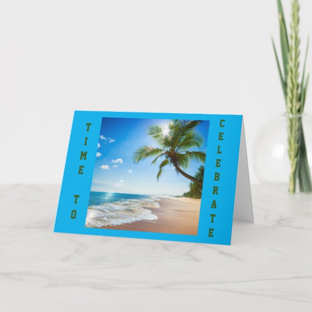 CARTÃO **REFORMA** HORA DE "DESFRUTAR DA VIDA" FELICITAÇÕ (Frente)