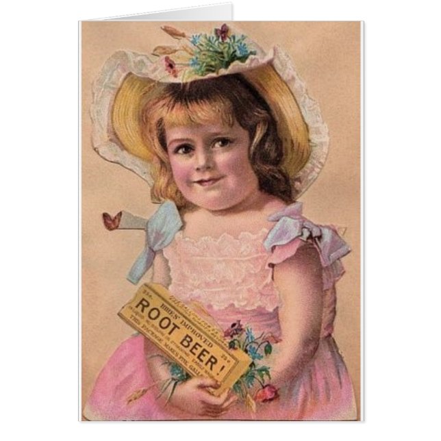 Cartão Refrigerante root beer (Frente)