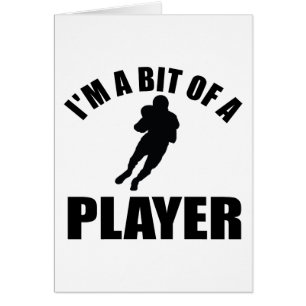 Cartão Refrigere o design do futebol americano