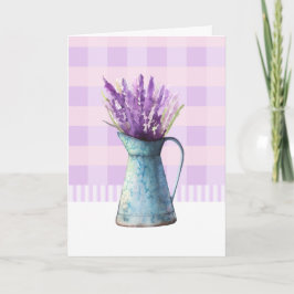 Cartão Regador de Lavanda