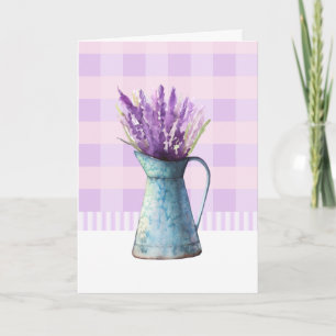 Cartão Regador de Lavanda