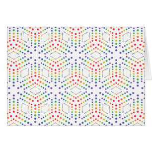 Cartão regenbogen grafisch