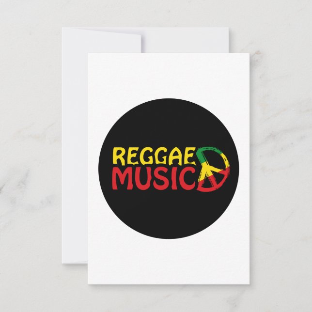 Cartão Reggae Music - model2b-circle-black (Frente)