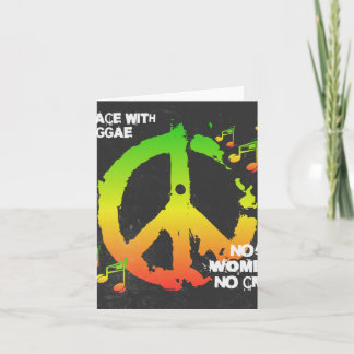 Cartão Reggae Peace - Jamaican Life