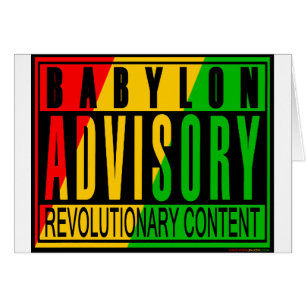 Cartão Reggae RASTA