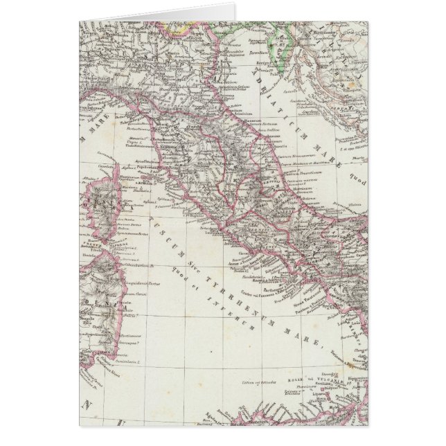 Cartão Região de Roma Itália (Frente)