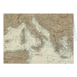 Cartão Região Mediterrânica, Turquia, Grécia