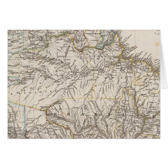 Cartão Região Norte da América do Sul (Frente Horizontal)