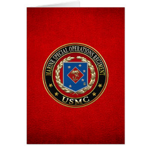 Cartão Regimento de Operações Especiais Marinhas (MSOR) [