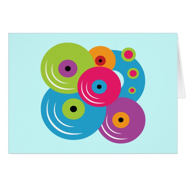 Cartão Registros de Vinil (Frente Horizontal)