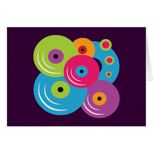 Cartão Registros de Vinil (Frente Horizontal)