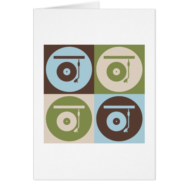 Cartão Registros do pop art (Frente)