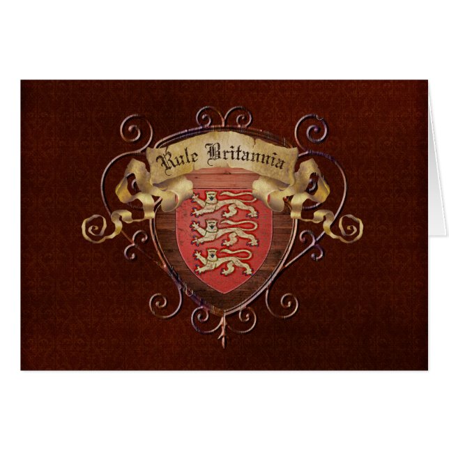 Cartão Regra Britannia (Frente Horizontal)