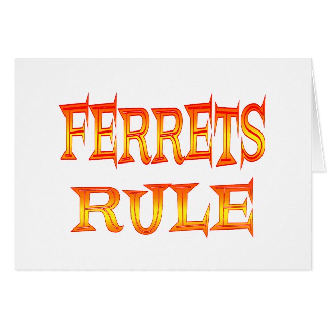 Cartão Regra das doninhas (Frente Horizontal)