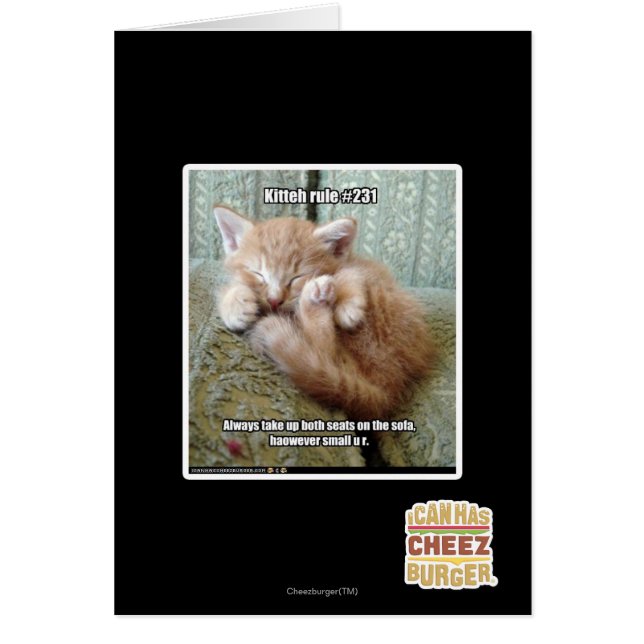 Cartão Regra de Kit nº 231 (Frente)