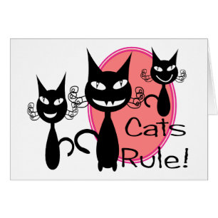 Cartão Regra dos gatos!!!!!!!!!