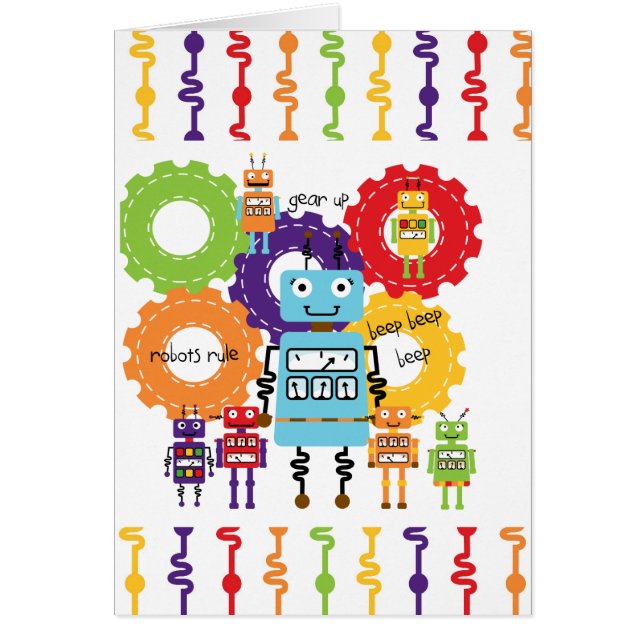 Cartão Regra dos robôs (Frente)