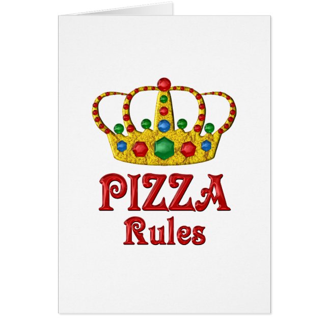 CARTÃO REGRAS DA PIZZA (Frente)