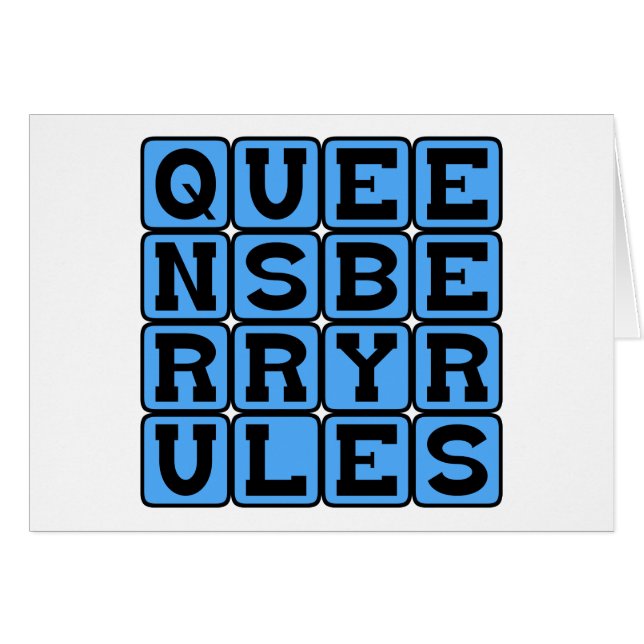 Cartão Regras de Queensberry, Estilo de Boxe (Frente Horizontal)