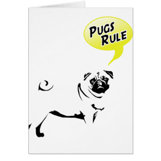 Cartão Regras do Pug