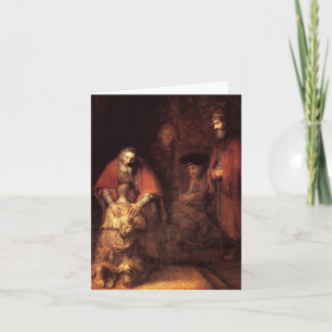 Cartão Regresso do filho-companheiro pródigo