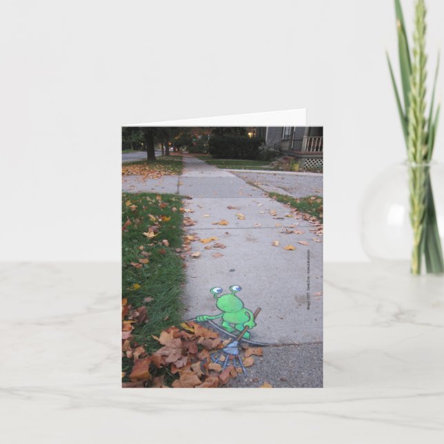 Cartão regresso do folhetim preguiçoso (Frente)