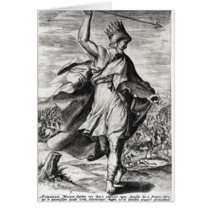 Cartão Rei de Artaxerxes II de Persia