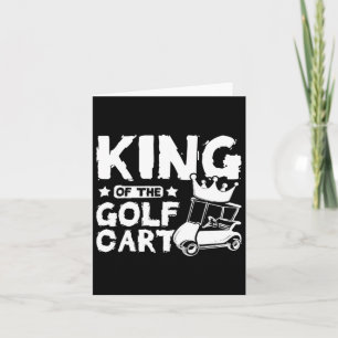 Cartão Rei Do Carrinho De Golfe