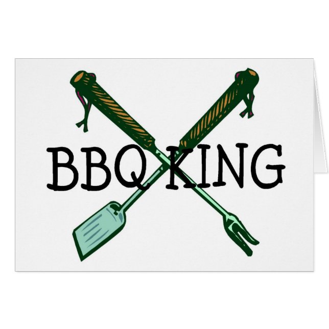 Cartão Rei do CHURRASCO (Frente Horizontal)