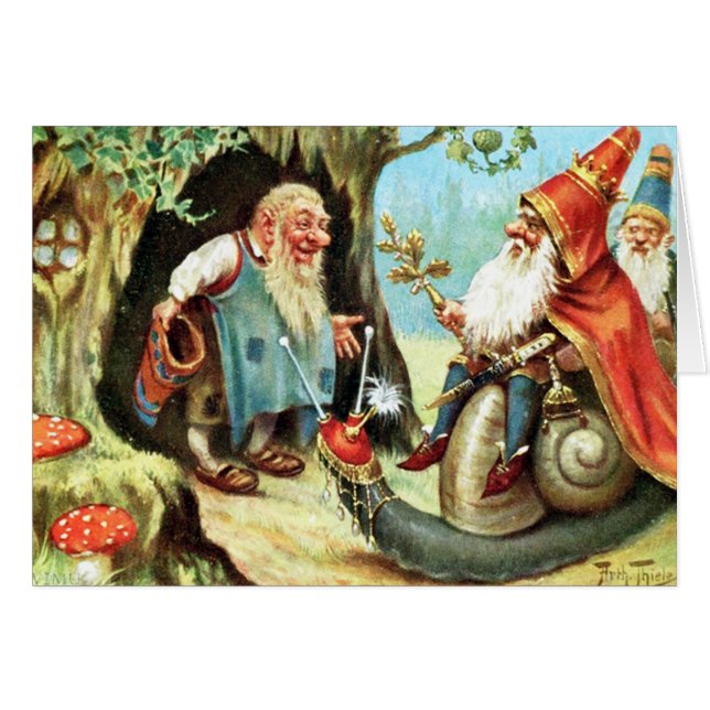 Cartão Rei dos Gnomos (Frente Horizontal)