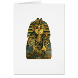 Cartão Rei dourado Tut