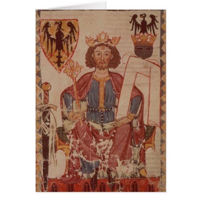 Cartão Rei Henry, ilustração do Manasse (Frente)