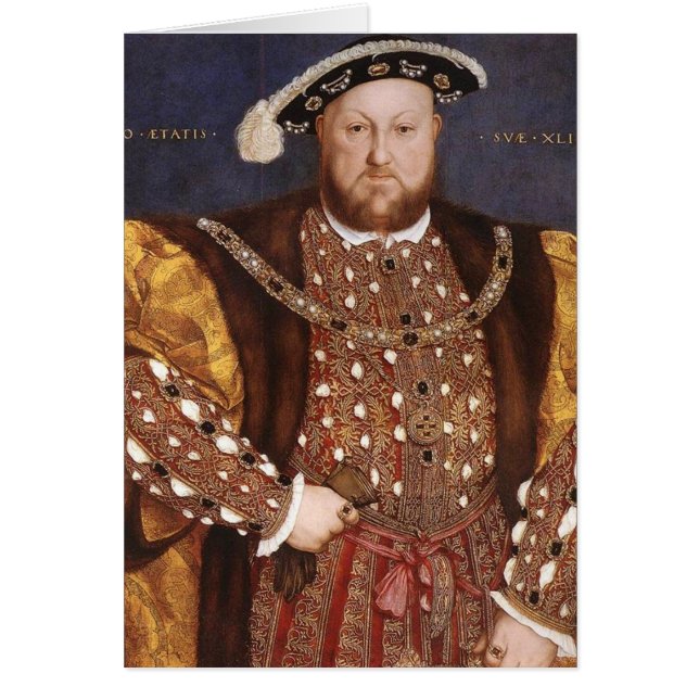 Cartão Rei Henry VIII (Frente)