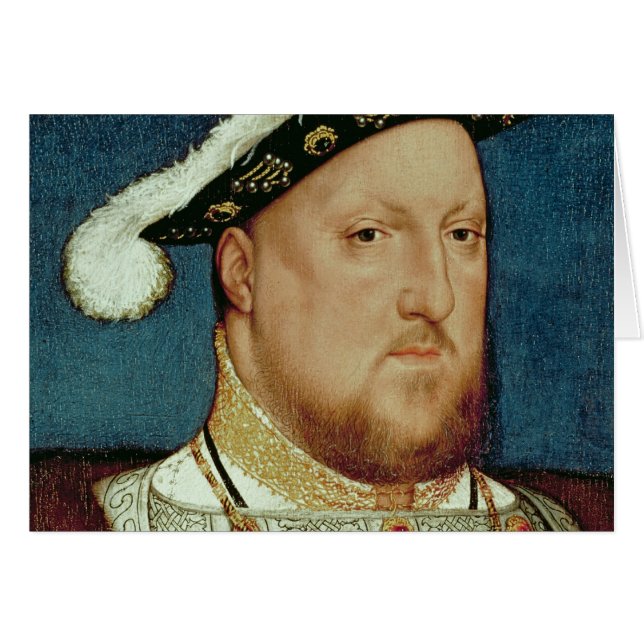 Cartão Rei Henry VIII (Frente Horizontal)