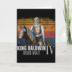 Cartão Rei Máscara de Prata Baldwin Iv Máscara Dourada Ar