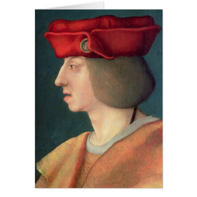 Cartão Rei Philip Eu "o considerável" da espanha (Frente)