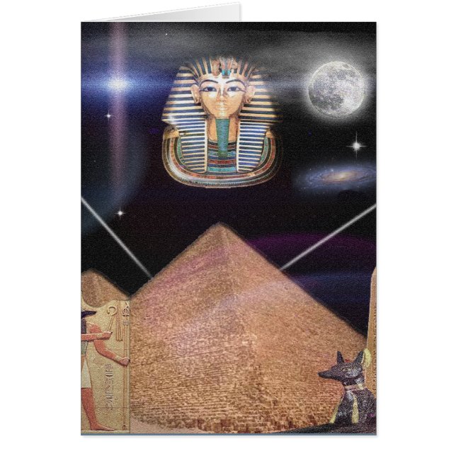 Cartão Rei Tut e Egito (Frente)