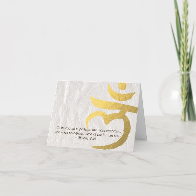 Cartão Reiki Master Yoga Mediação Citando Root Chakra Sin (Frente)