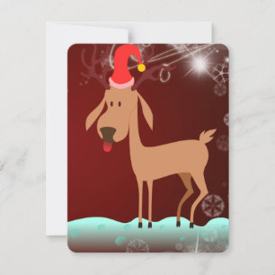 Cartão Reindeer