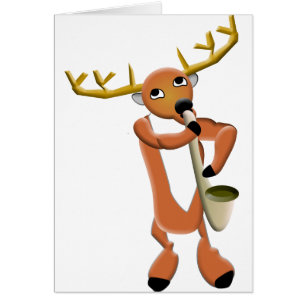 Cartão Reindeer Jazz